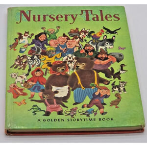 Nursery Tales A Golden Storytime Hardcover Book 1963 Edition - RARE!